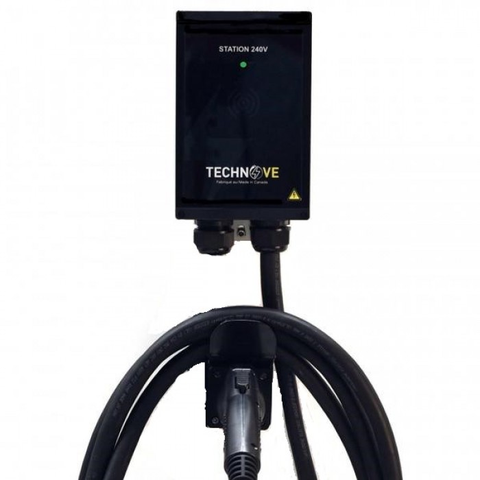 Borne de recharge Technove avec clé RFID de 9.6kW (48 ampères)